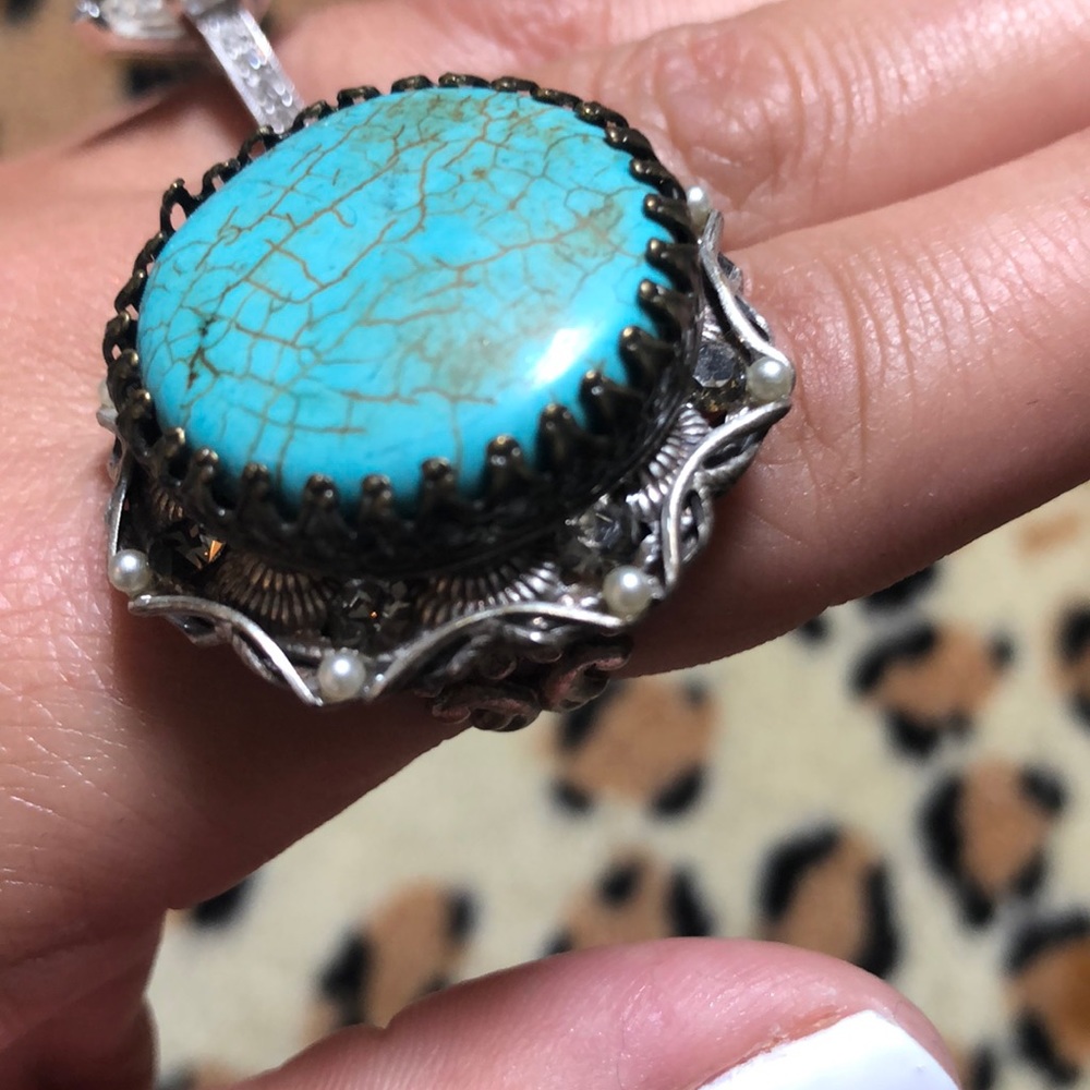 Turquoise Ring - One Size - Picture 3 of 3
